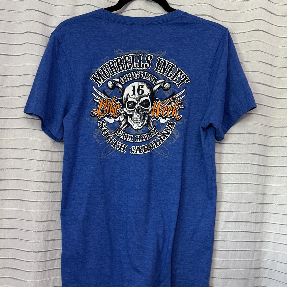 Blue Graphic Men's T-Shirt - Picture 4 of 4